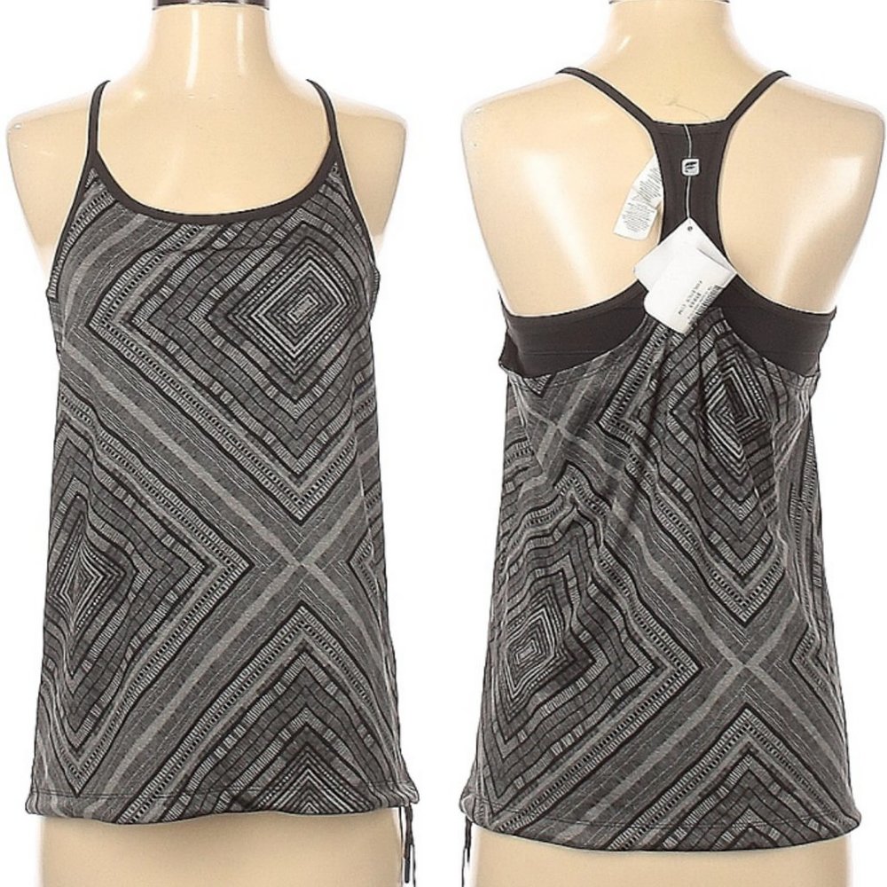 NWT Fabletics Norwalk Tank Heather Grey Taos XXS